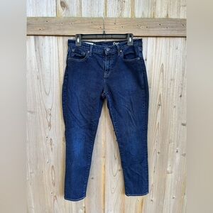 GAP 1969 Women's Deep Indigo Girlfriend Jeans Size 29